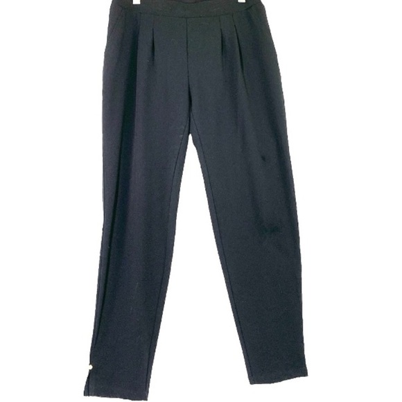 Michael Michael Kors Elastic Waist Pull On Trousers, Tapered - Black, Size PS - Picture 1 of 6